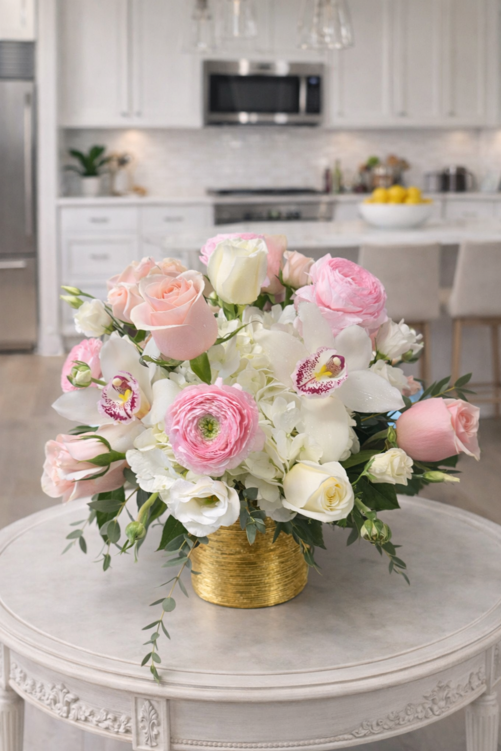 Blush Orchid Garden Luxe Arrangement