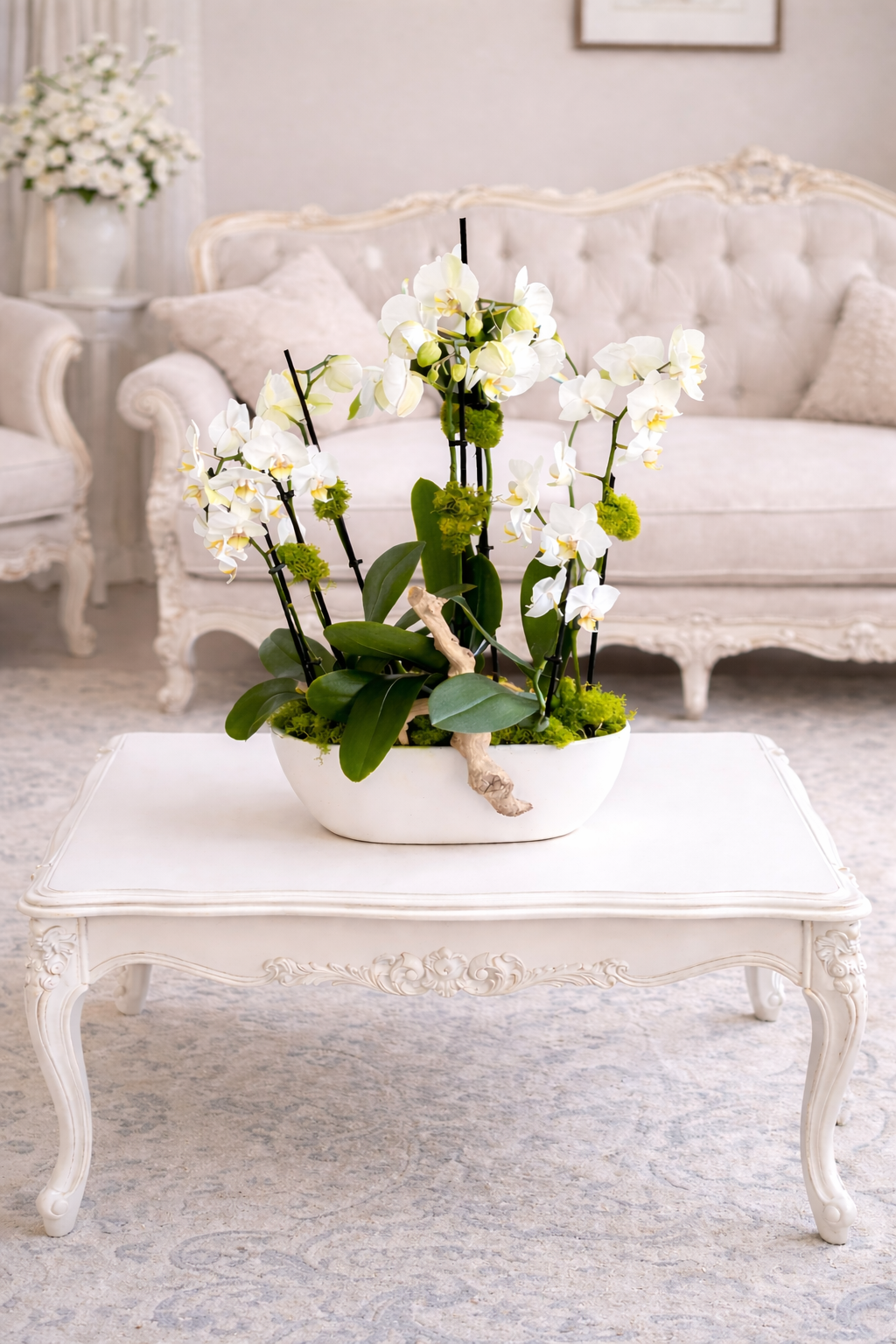 Luxury White Orchid Garden – Redwood City