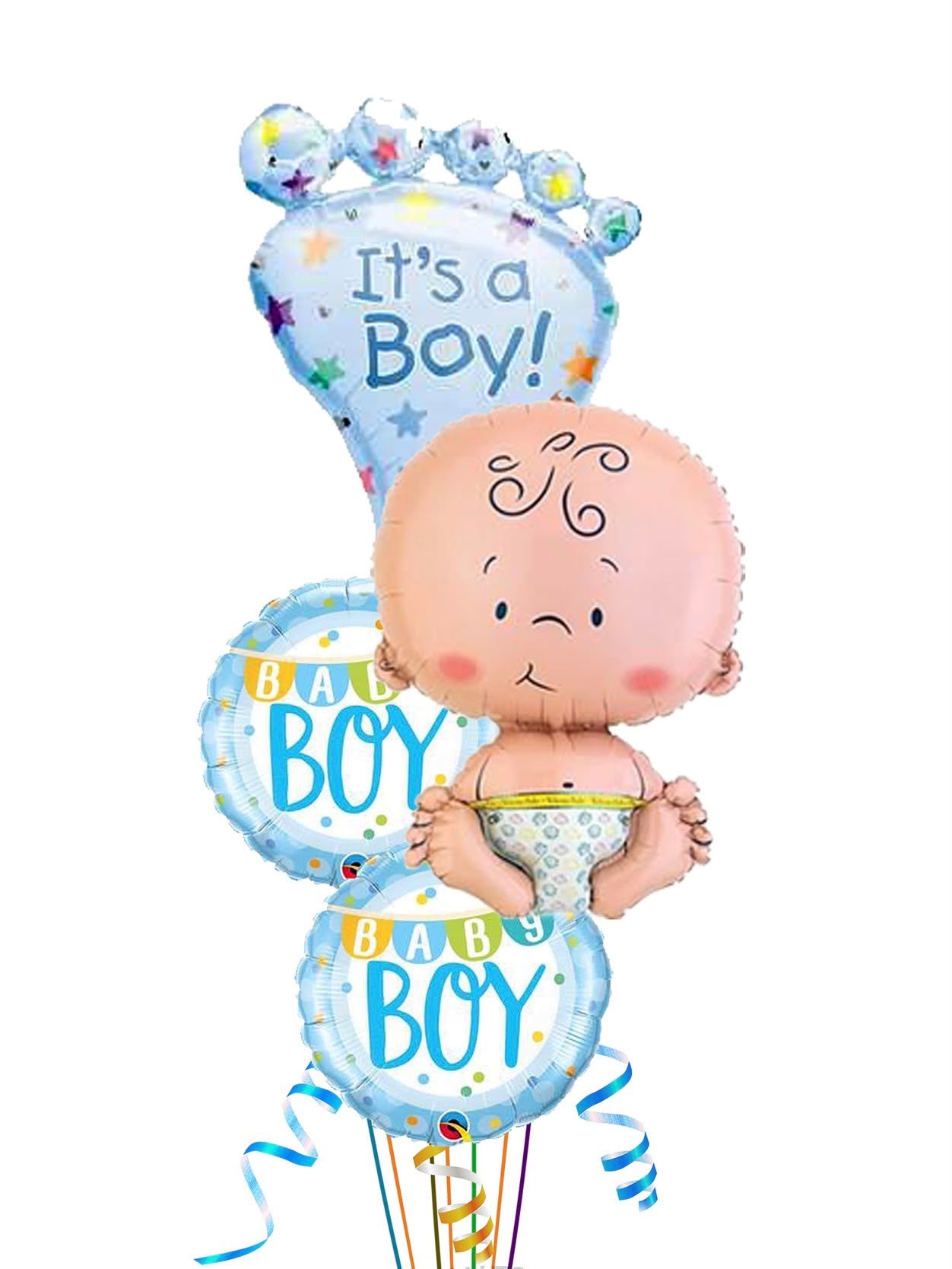 Baby Boy Balloon Bouquet