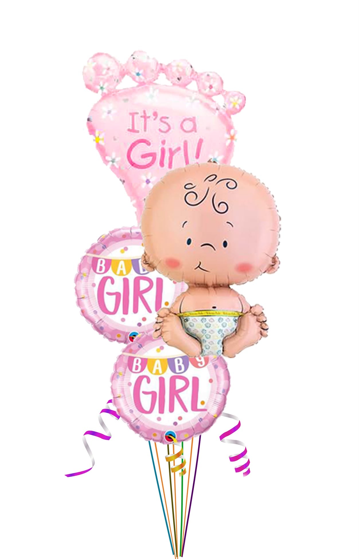 Baby Girl Balloon Bouquet