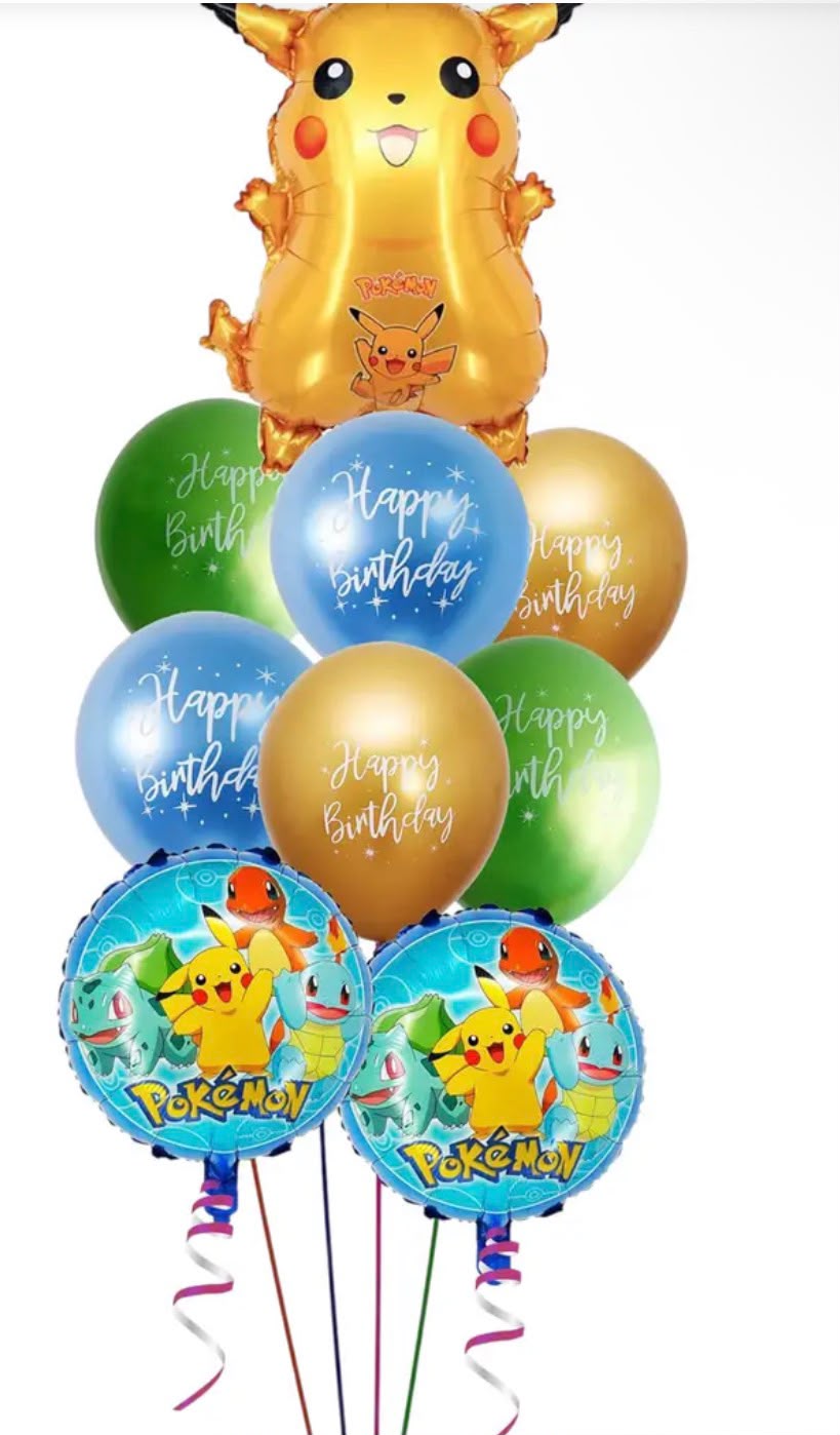 Pokemon Balloon Bouquet