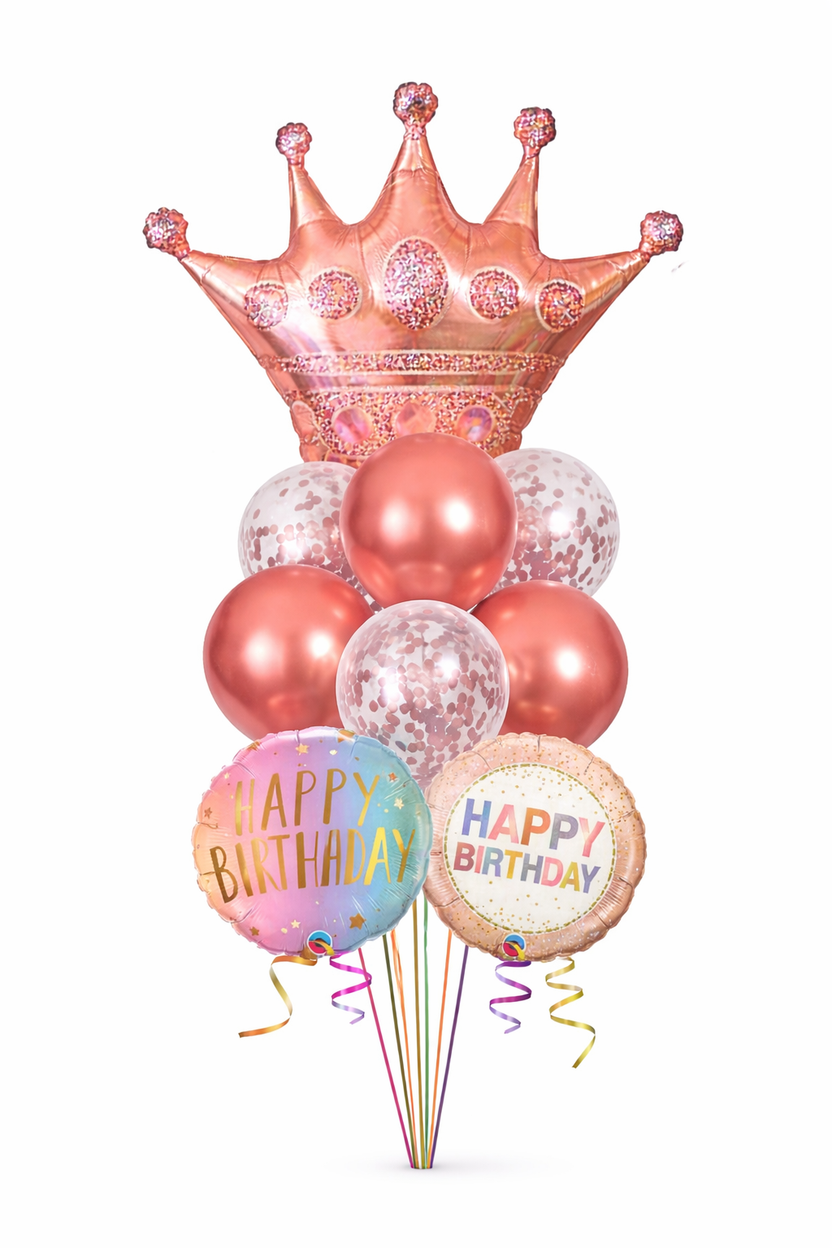 Queen Crown Birthday Balloons | Balloon Delivery Redwood City CA ...